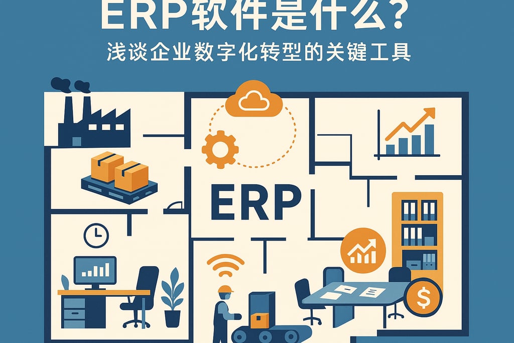 ERP软件是什么？浅谈企业数字化转型的关键工具