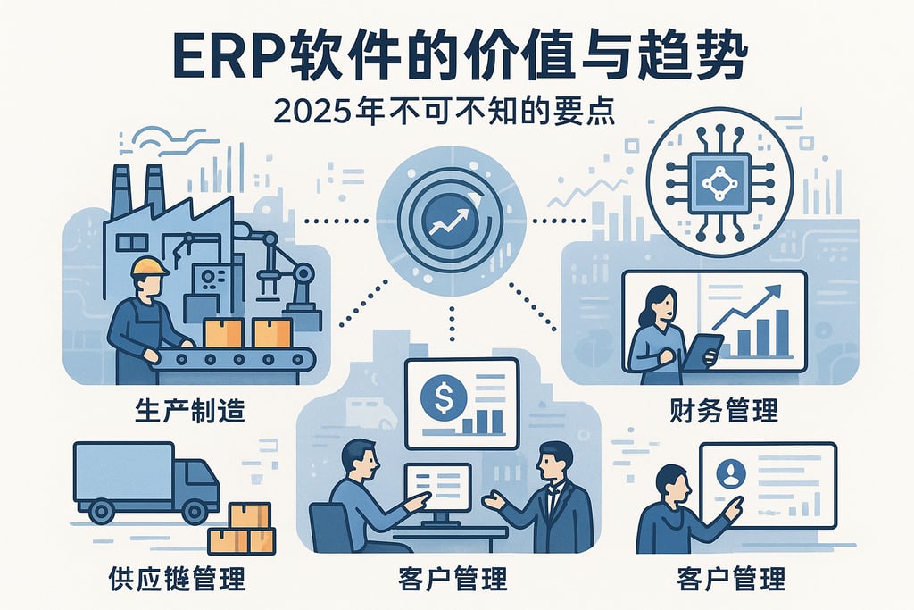 ERP软件的价值与趋势，2025年不可不知的要点