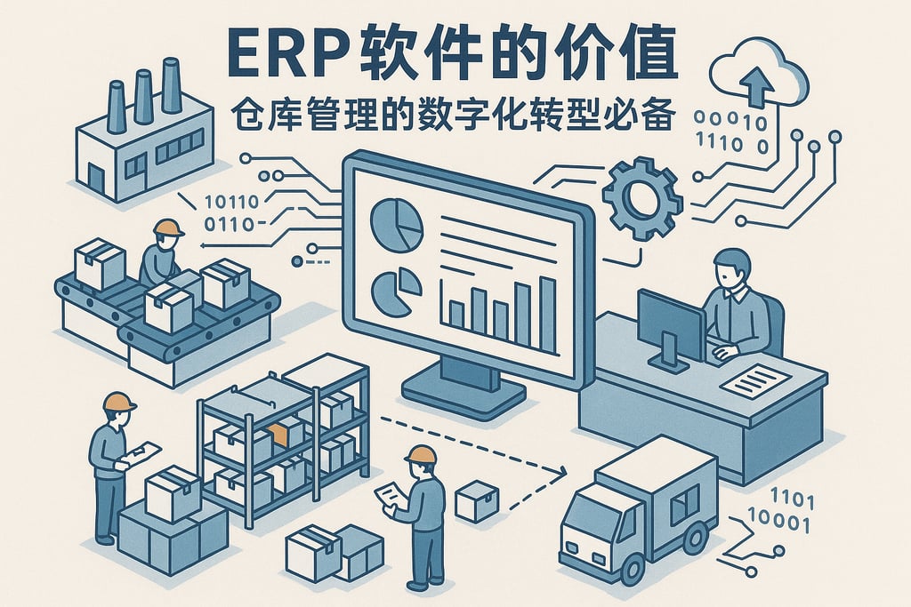 ERP软件的价值，仓库管理的数字化转型必备