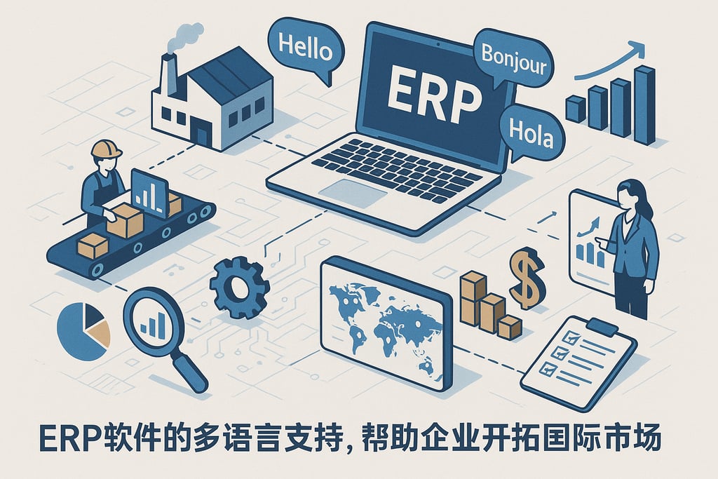 ERP软件的多语言支持，帮助企业开拓国际市场