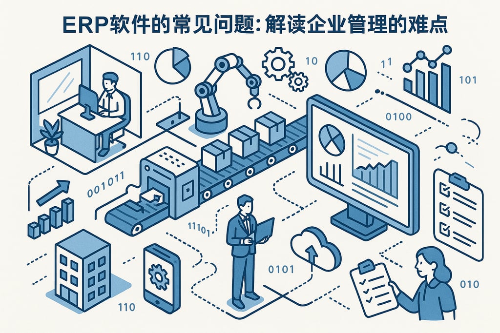 ERP软件的常见问题：解读企业管理的难点