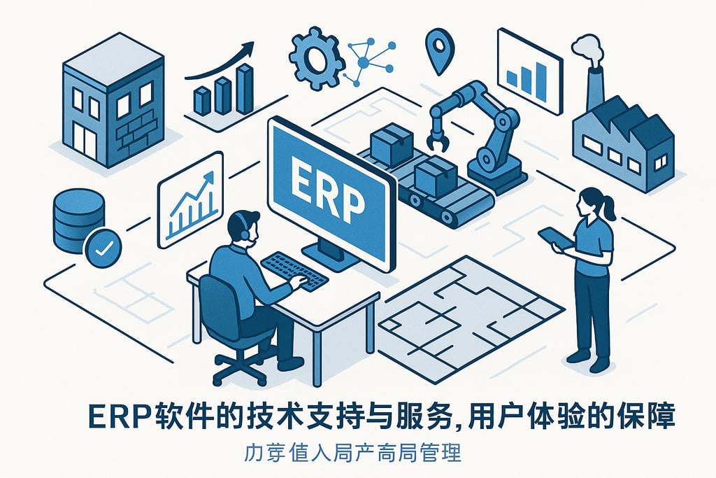 ERP软件的技术支持与服务，用户体验的保障