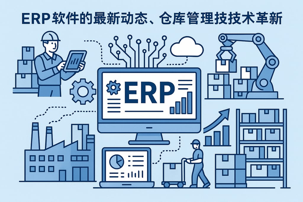 ERP软件的最新动态，仓库管理的技术革新