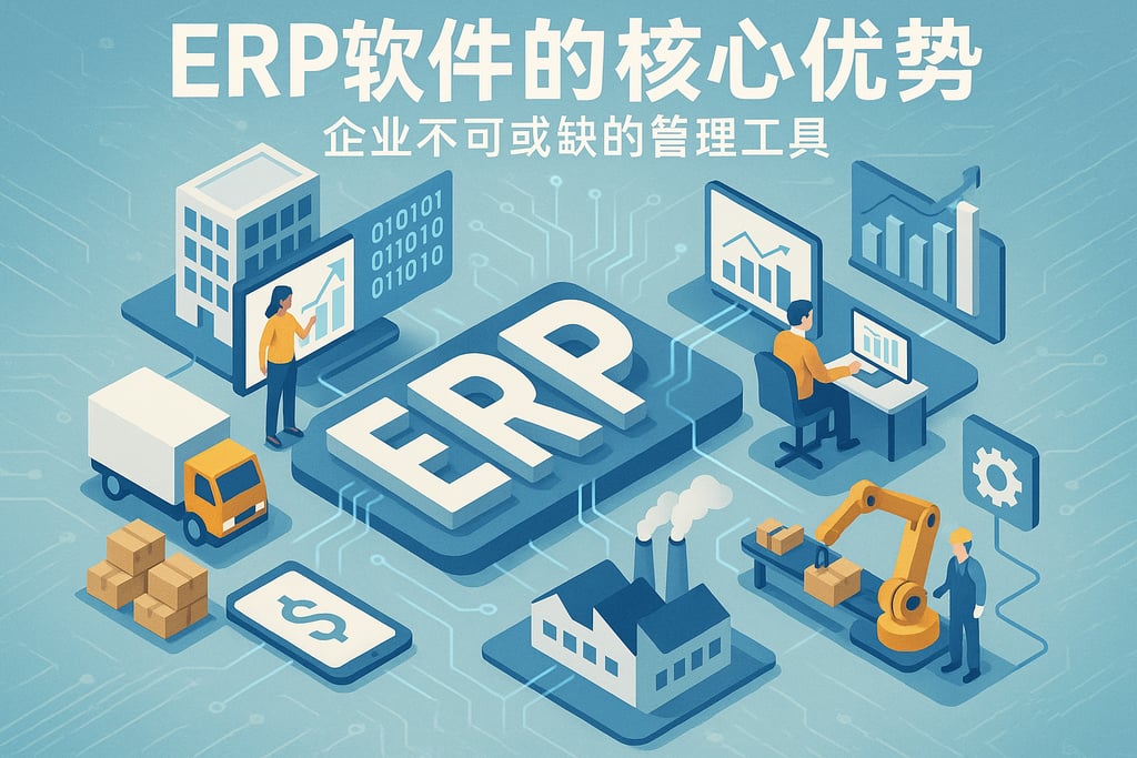 ERP软件的核心优势，企业不可或缺的管理工具