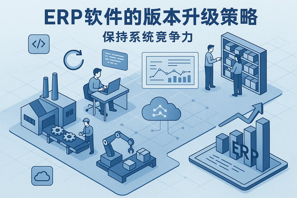 ERP软件的版本升级策略，保持系统竞争力