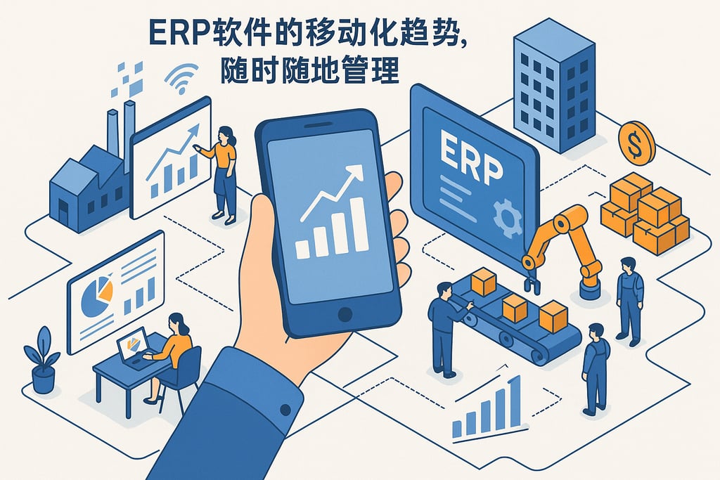 ERP软件的移动化趋势，随时随地管理