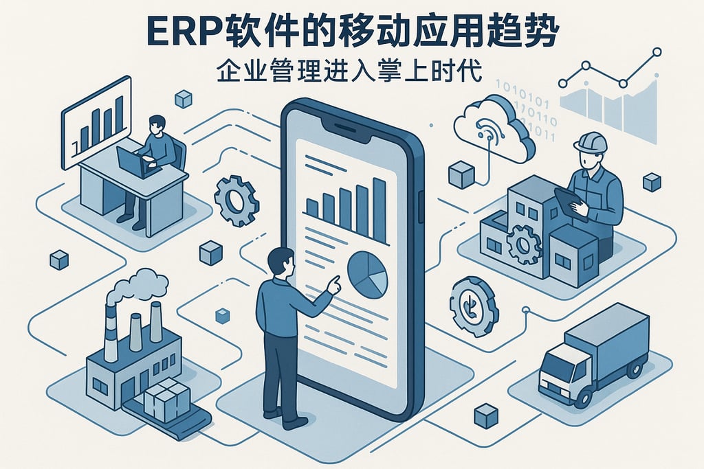 ERP软件的移动应用趋势，企业管理进入掌上时代