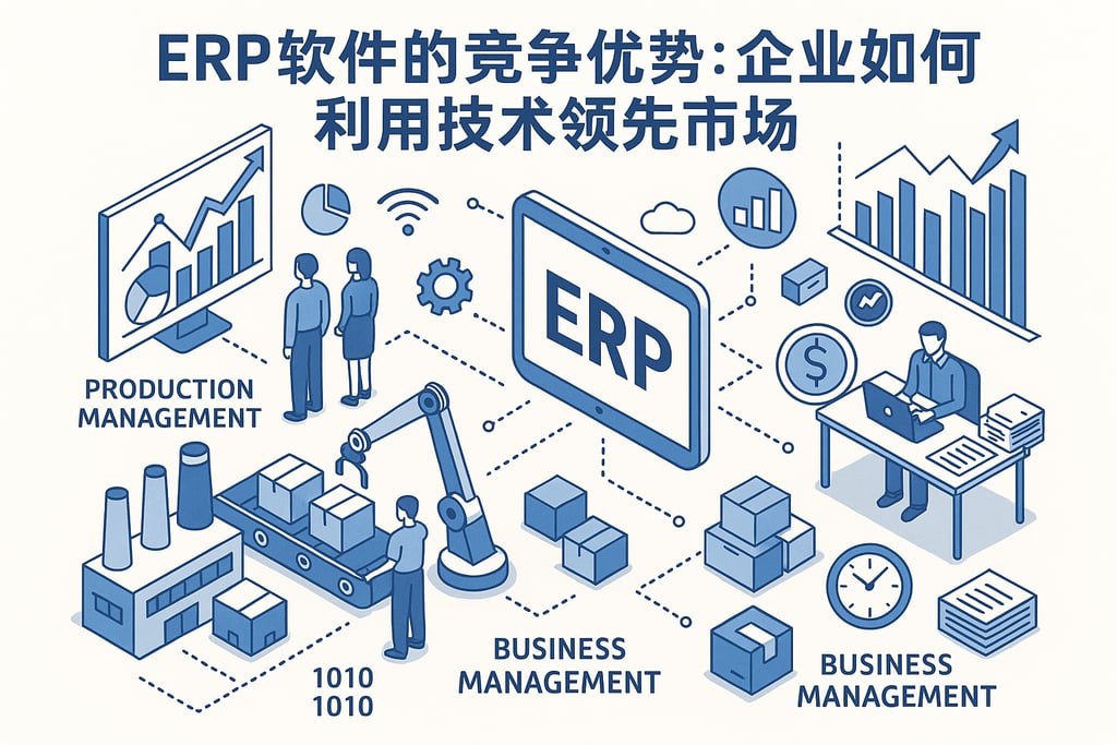 ERP软件的竞争优势：企业如何利用技术领先市场