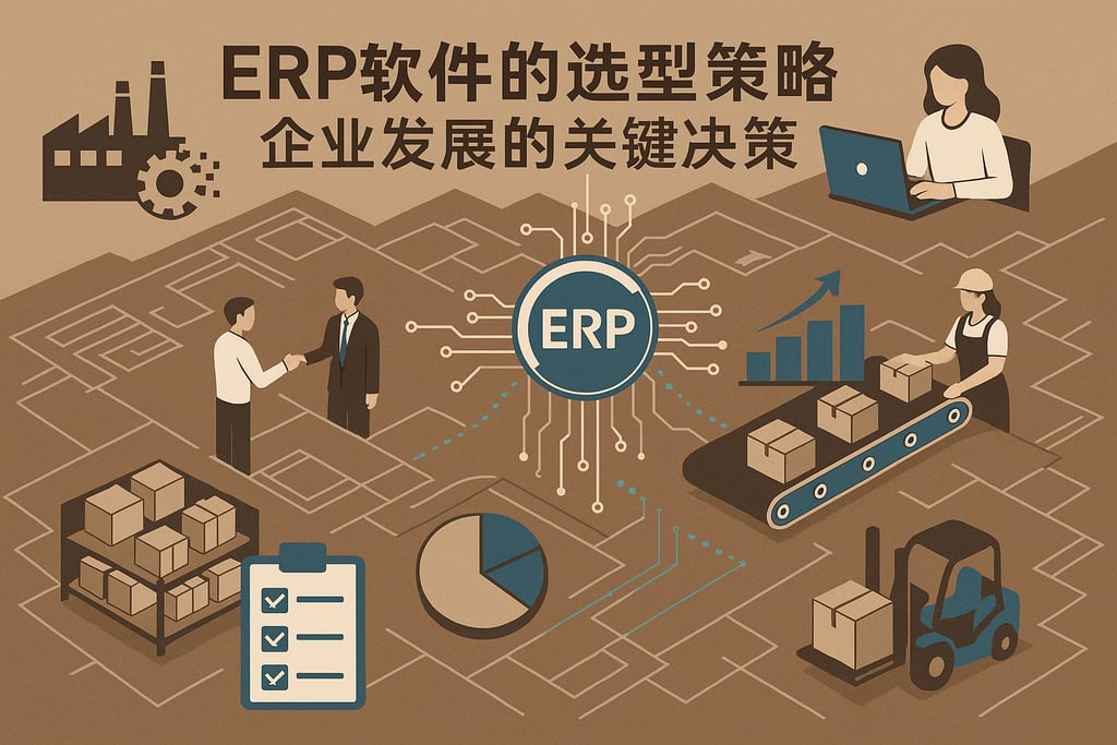 ERP软件的选型策略，企业发展的关键决策