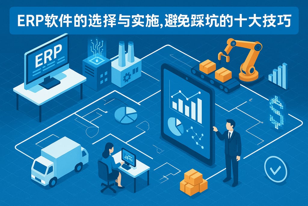 ERP软件的选择与实施，避免踩坑的十大技巧