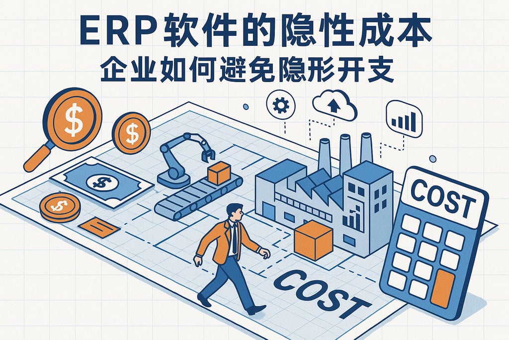 ERP软件的隐性成本，企业如何避免隐形开支