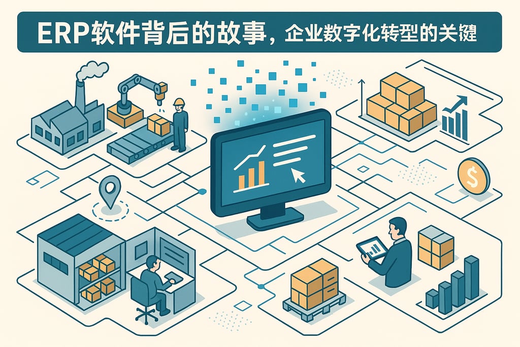 ERP软件背后的故事，企业数字化转型的关键