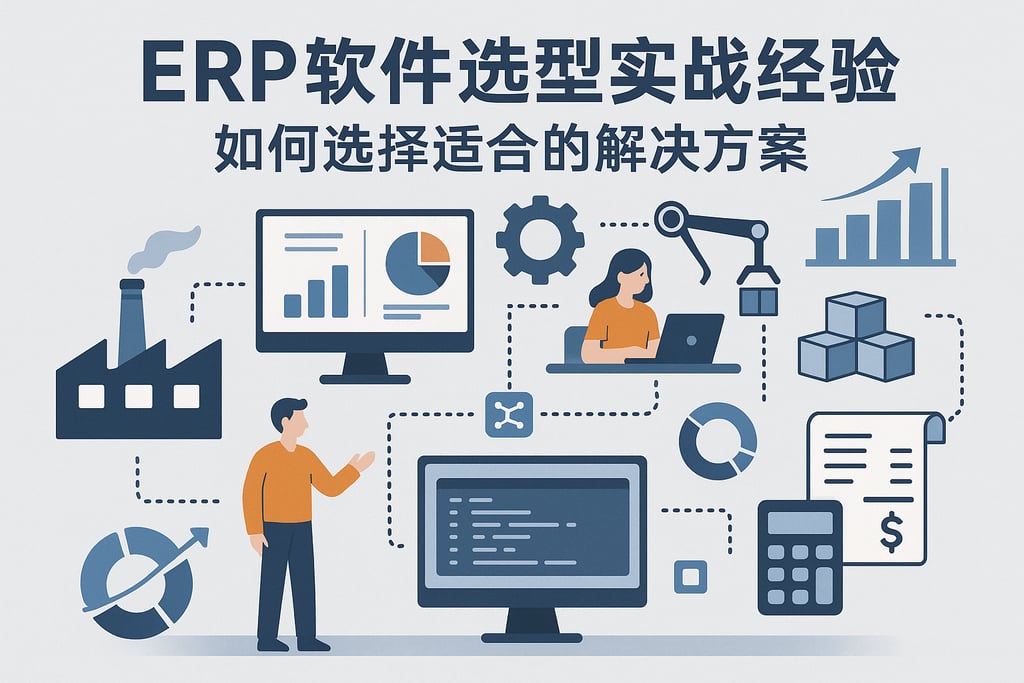 ERP软件选型实战经验，如何选择适合的解决方案