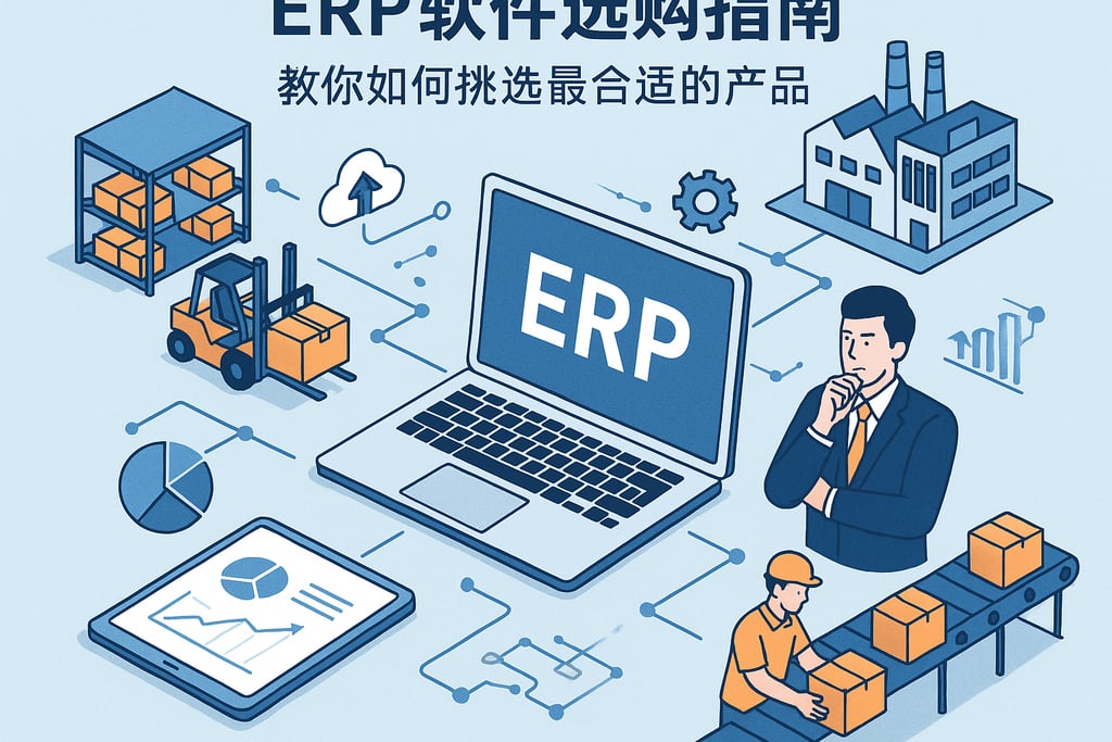 ERP软件选购指南，教你如何挑选最合适的产品