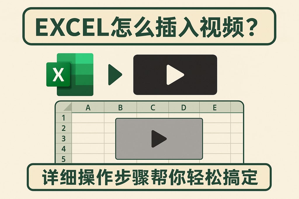 Excel怎么插入视频？详细操作步骤帮你轻松搞定 | 零代码企业数字化知识站
