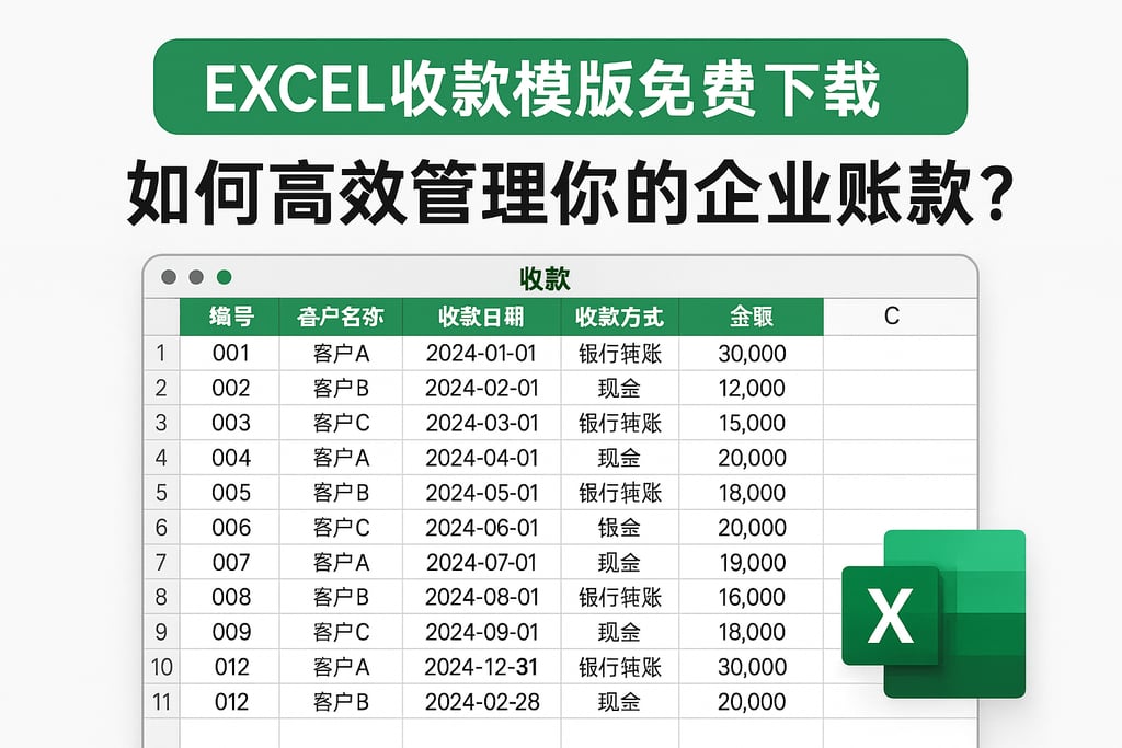 Excel收款模板免费下载，如何高效管理你的企业账款？ | 零代码企业数字化知识站
