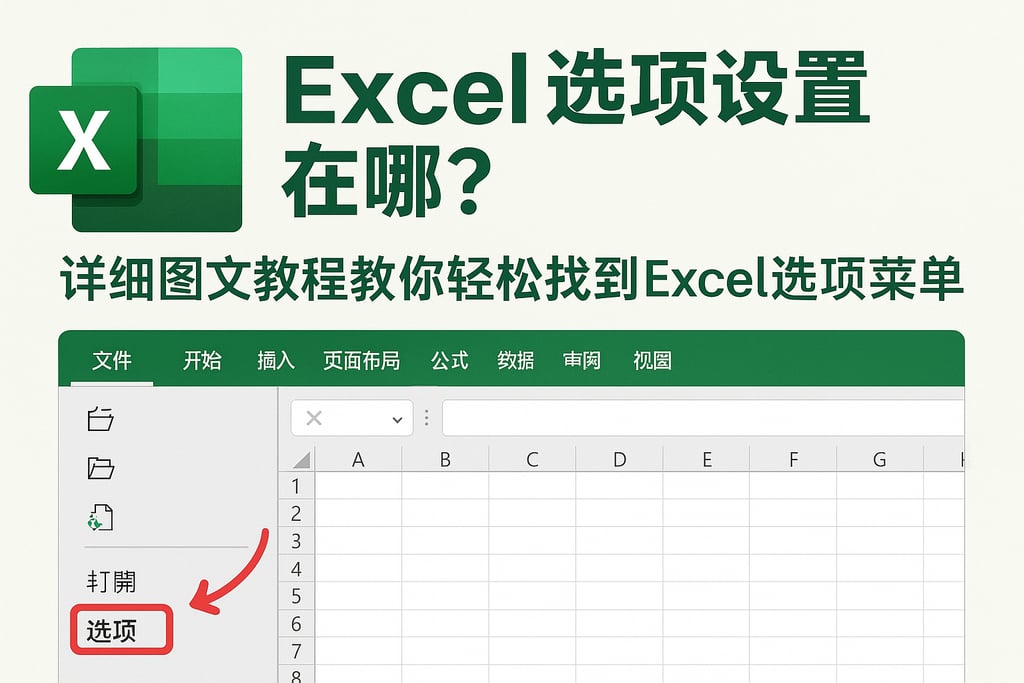 Excel选项设置在哪？详细图文教程教你轻松找到Excel选项菜单 | 零代码企业数字化知识站