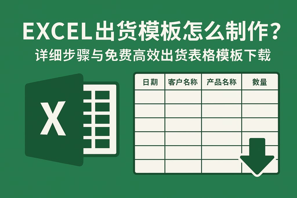 Excel出货模板怎么制作？详细步骤与免费高效出货表格模板下载