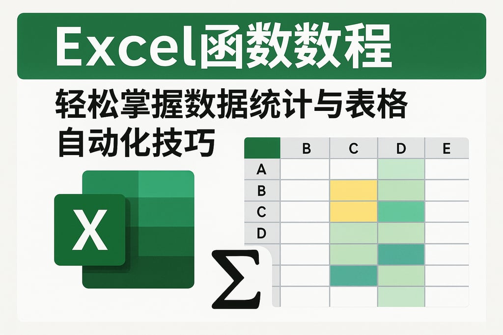 Excel函数教程：轻松掌握数据统计与表格自动化技巧