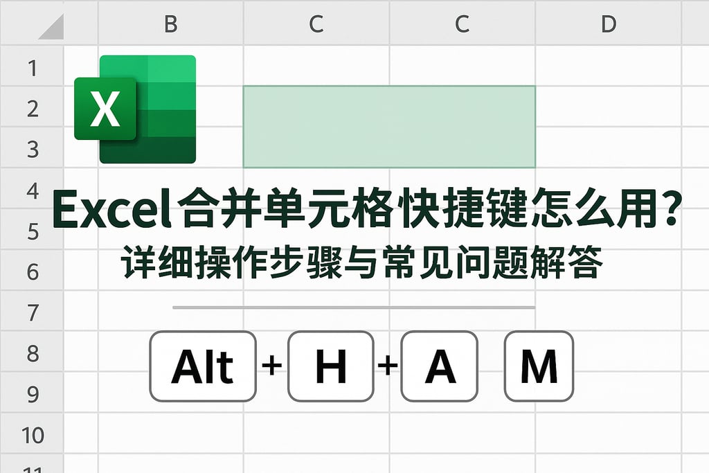 Excel合并单元格快捷键怎么用？详细操作步骤与常见问题解答