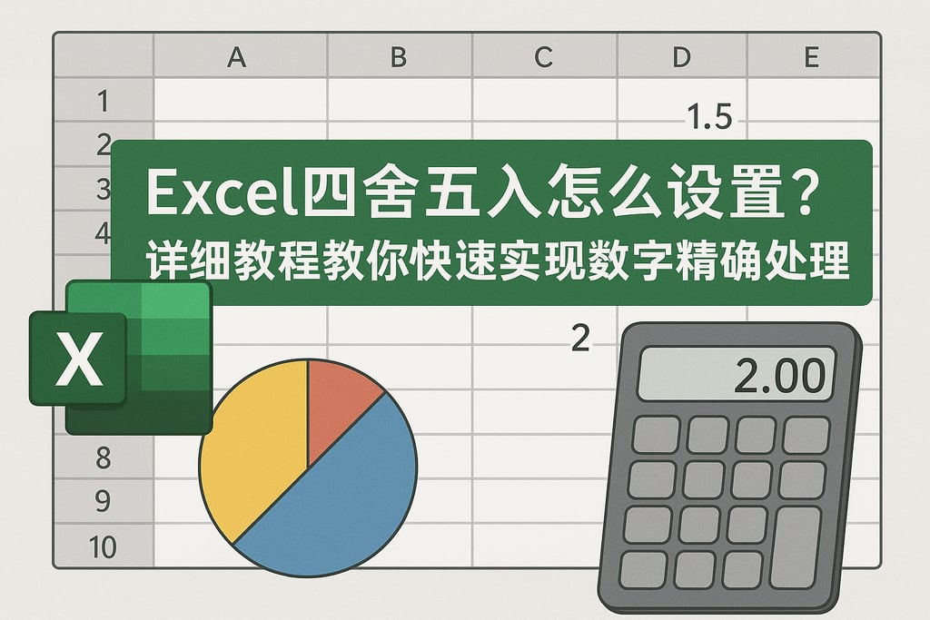 Excel四舍五入怎么设置？详细教程教你快速实现数字精确处理