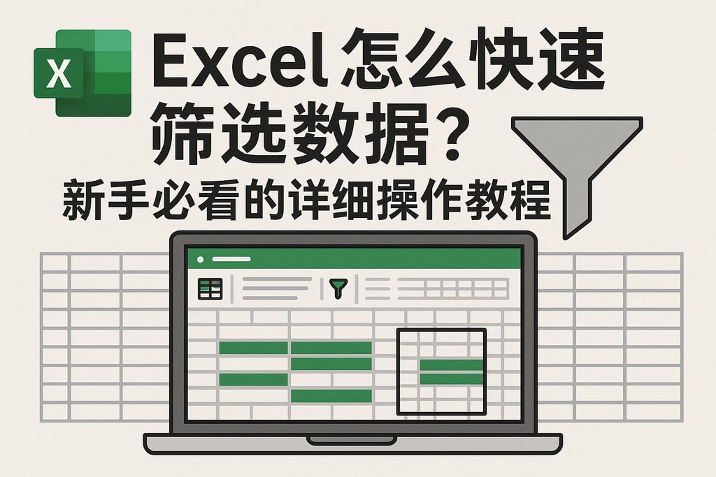 Excel怎么快速筛选数据？新手必看的详细操作教程