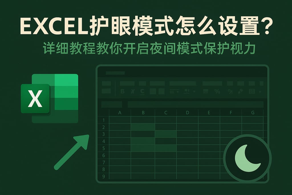 Excel护眼模式怎么设置？详细教程教你开启夜间模式保护视力