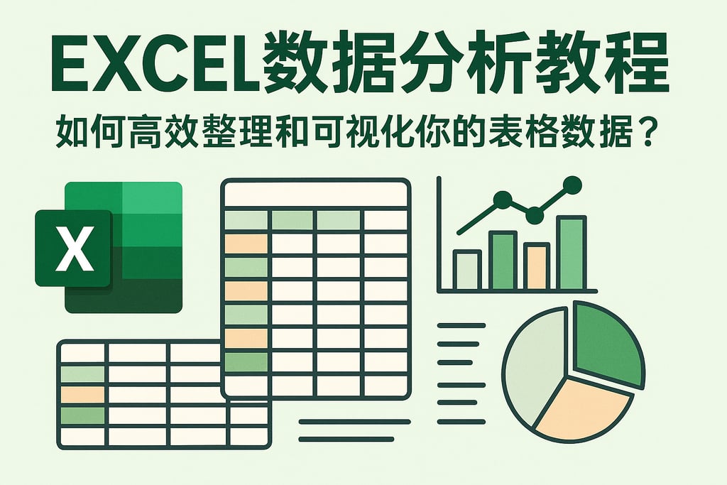 Excel数据分析教程：如何高效整理和可视化你的表格数据？