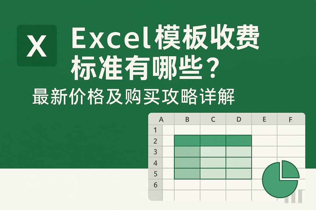 Excel模板收费标准有哪些？最新价格及购买攻略详解