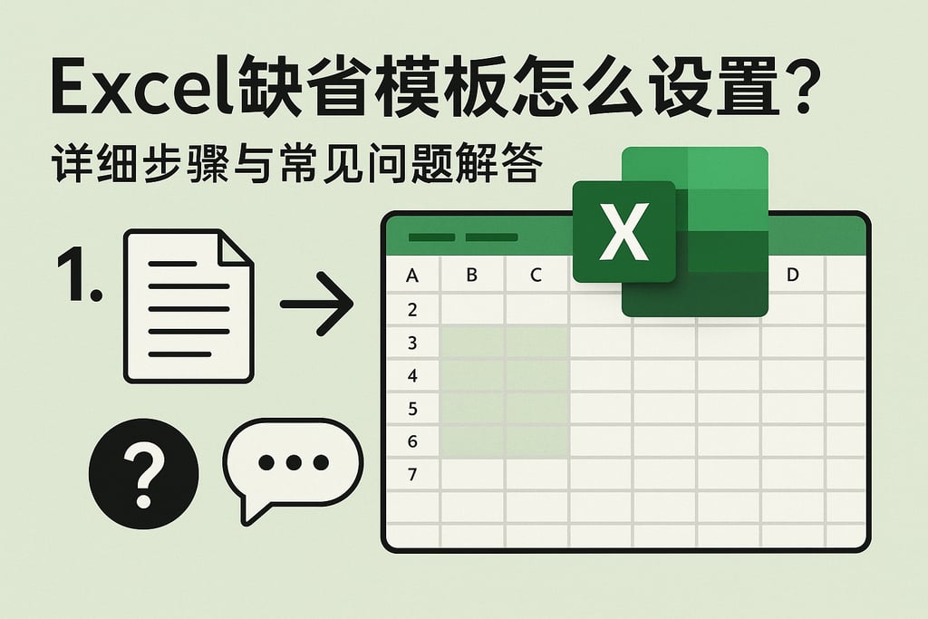 Excel缺省模板怎么设置？详细步骤与常见问题解答