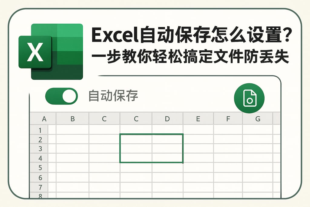 Excel自动保存怎么设置？一步教你轻松搞定文件防丢失