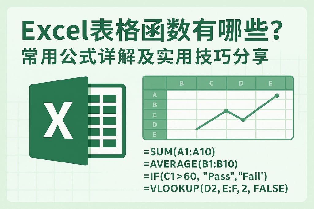 Excel表格函数有哪些？常用公式详解及实用技巧分享