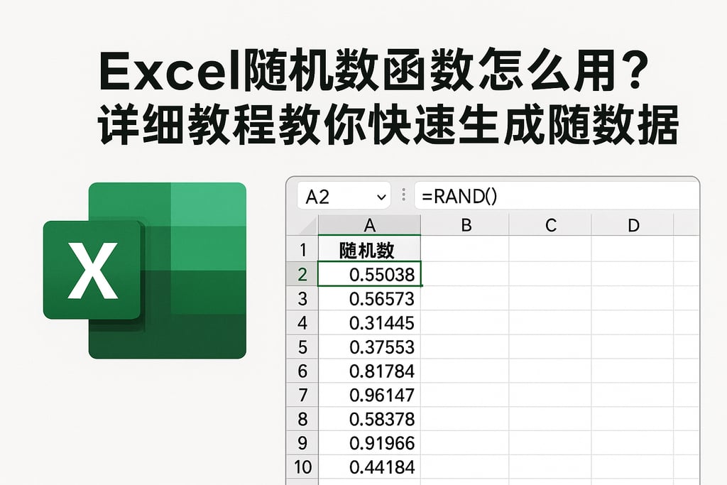 Excel随机数函数怎么用？详细教程教你快速生成随机数据