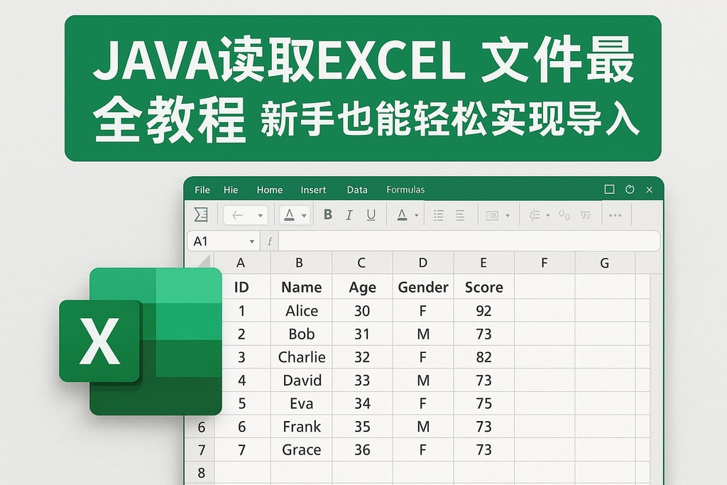 Java读取Excel文件最全教程，新手也能轻松实现数据导入