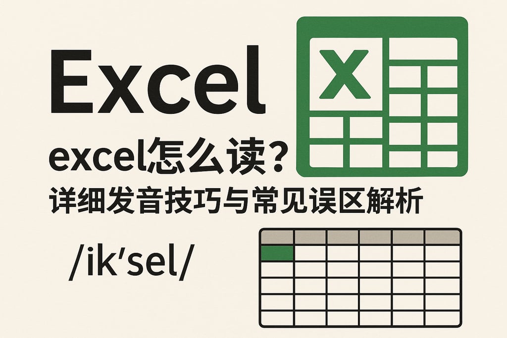 excel怎么读?详细发音技巧与常见误区解析 | 零代码企业数字化知识站