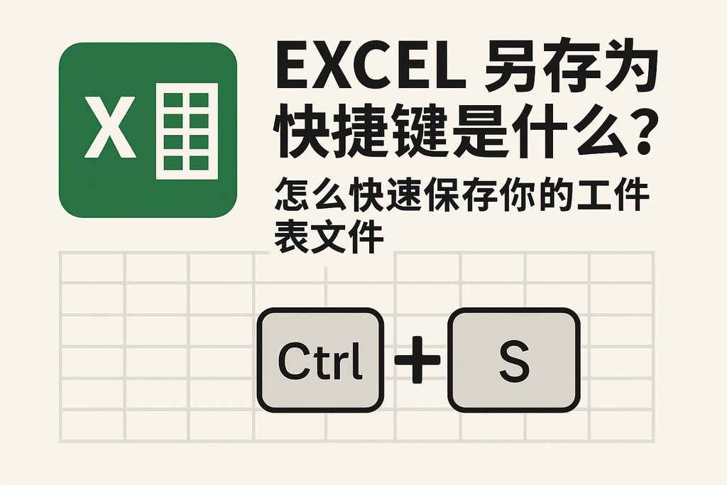 excel另存为快捷键是什么？怎么快速保存你的工作表文件