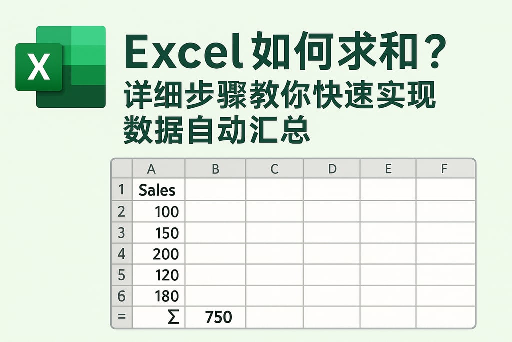 excel如何求和？详细步骤教你快速实现数据自动汇总
