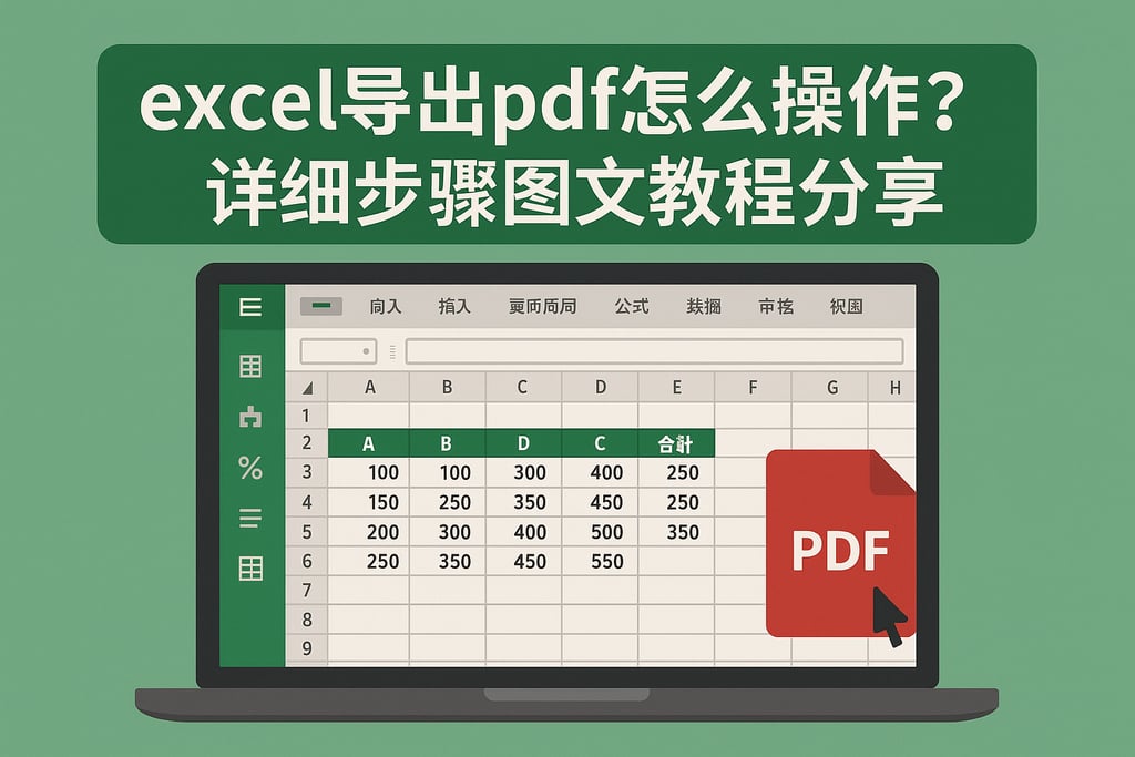 excel导出pdf怎么操作？详细步骤图文教程分享