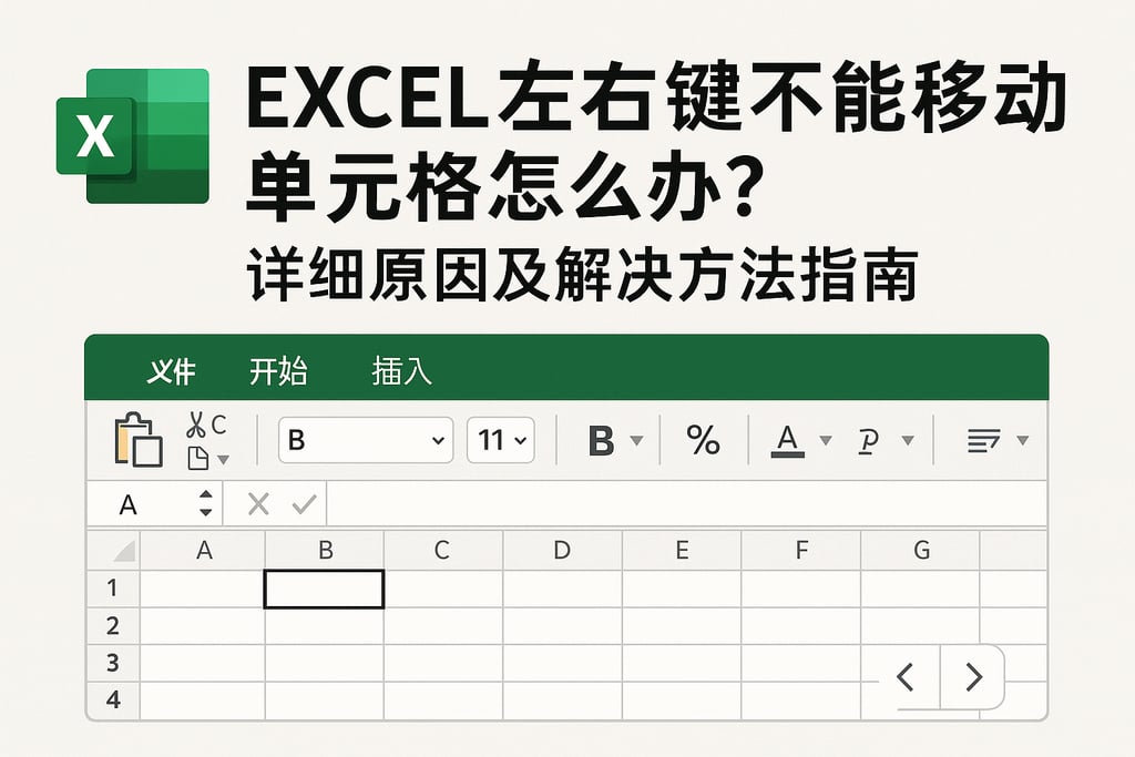 excel左右键不能移动单元格怎么办？详细原因及解决方法指南