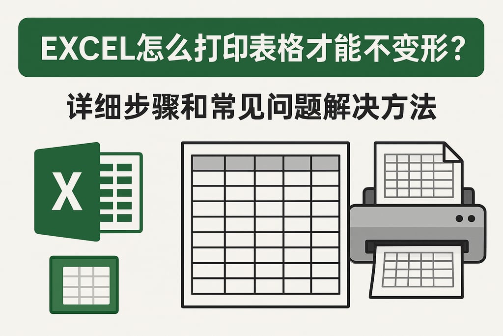 excel怎么打印表格才能不变形？详细步骤和常见问题解决方法