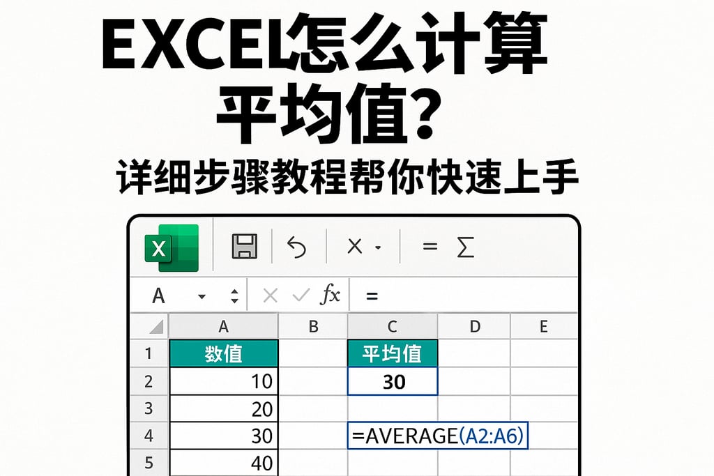 excel怎么计算平均值？详细步骤教程帮你快速上手