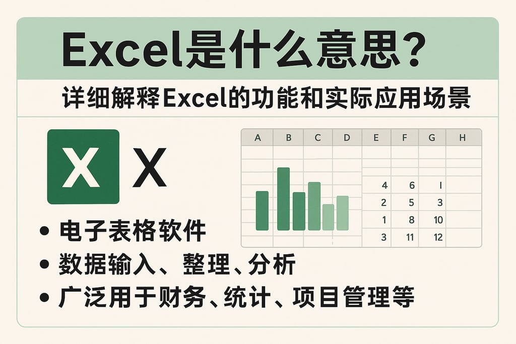 excel是什么意思？详细解释Excel的功能和实际应用场景