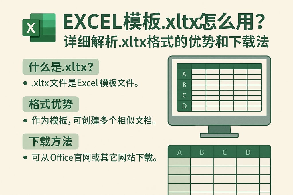 excel模板xltx怎么用？详细解析xltx格式的优势和下载方法