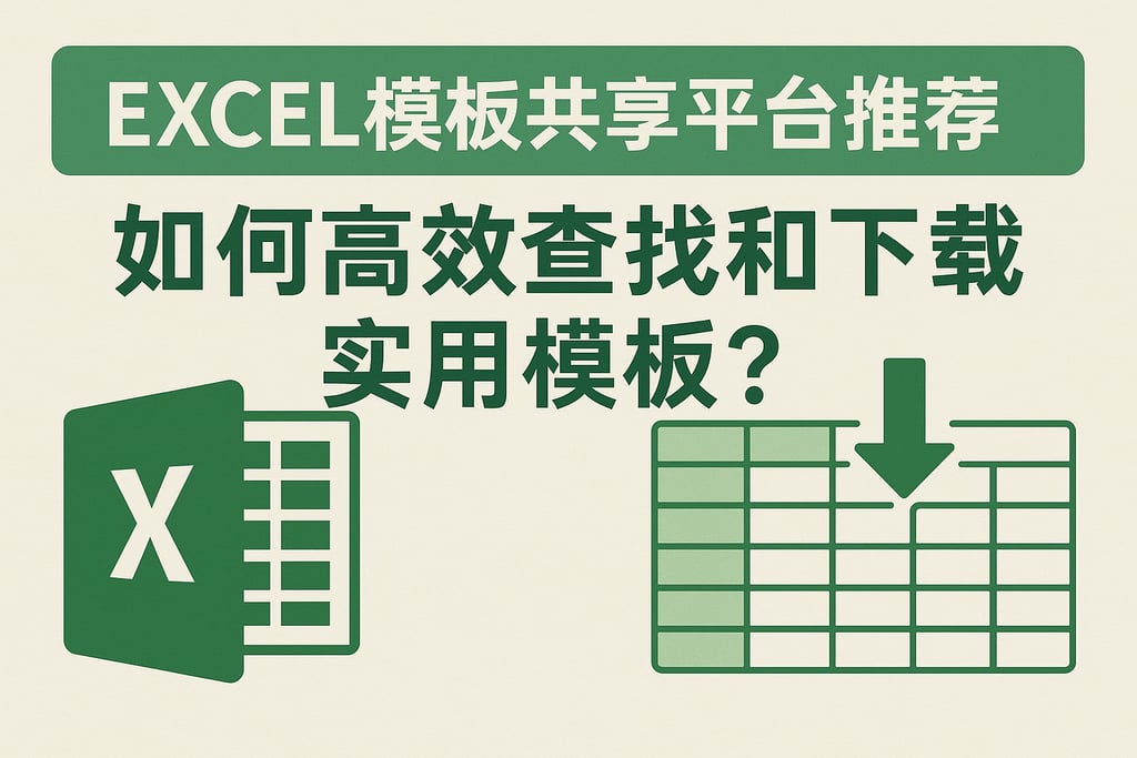 excel模板共享平台推荐，如何高效查找和下载实用模板？