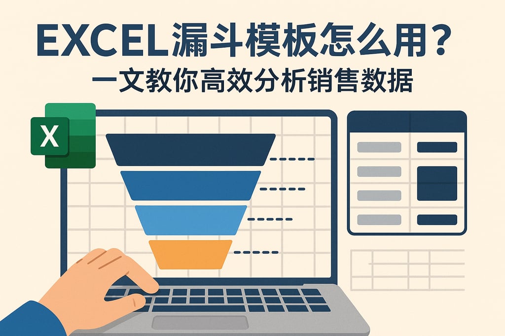 excel漏斗模板怎么用？一文教你高效分析销售数据