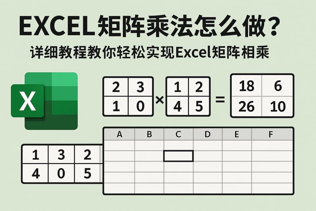 excel矩阵乘法怎么做？详细教程教你轻松实现excel矩阵相乘