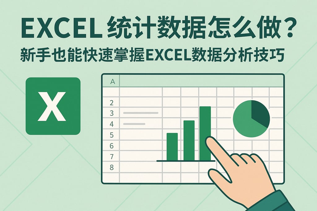 excel统计数据怎么做？新手也能快速掌握excel数据分析技巧