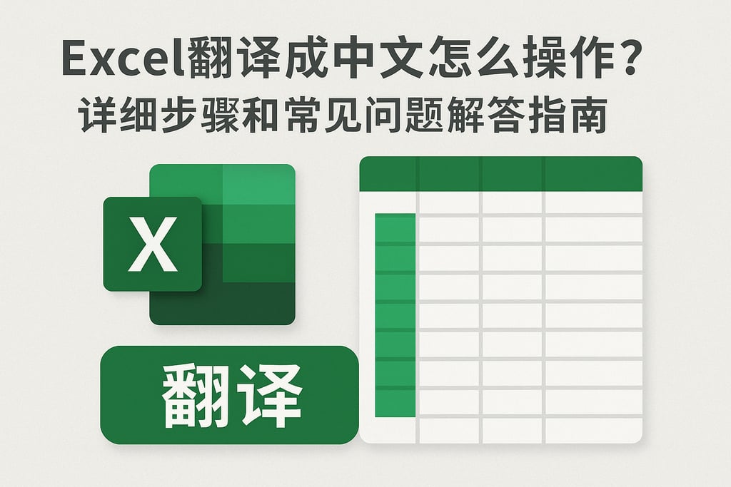 excel翻译成中文怎么操作？详细步骤和常见问题解答指南
