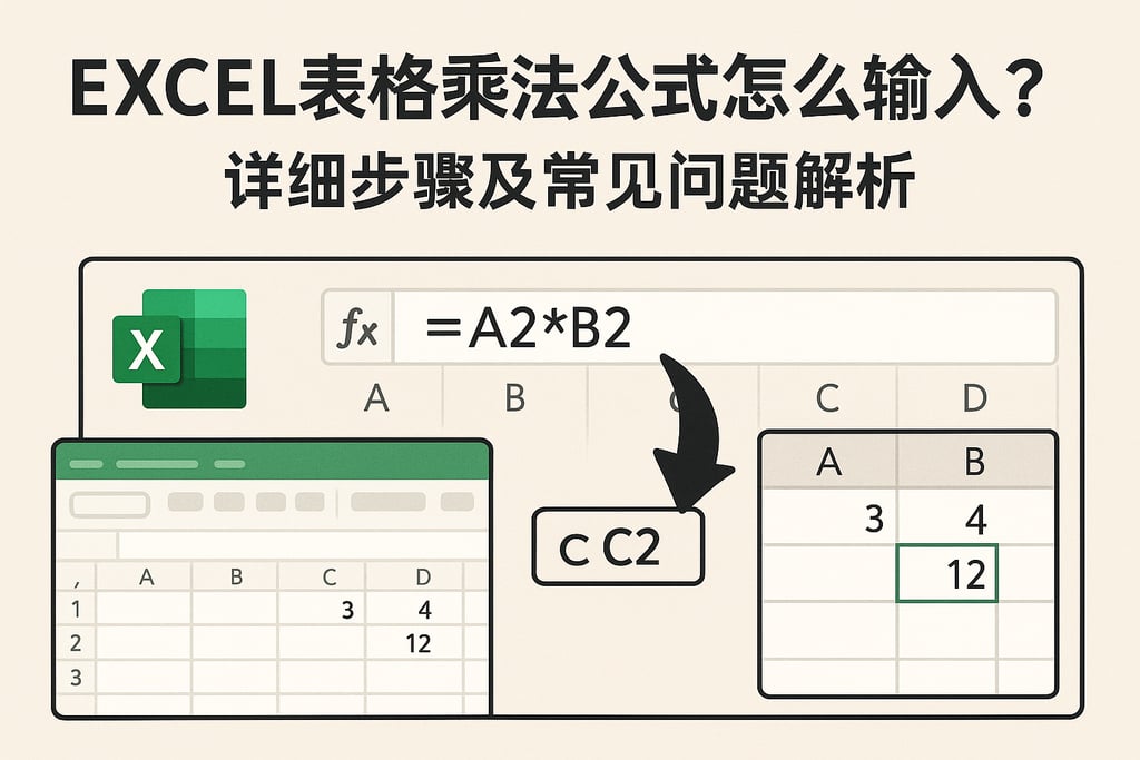 excel表格乘法公式怎么输入？详细步骤及常见问题解析
