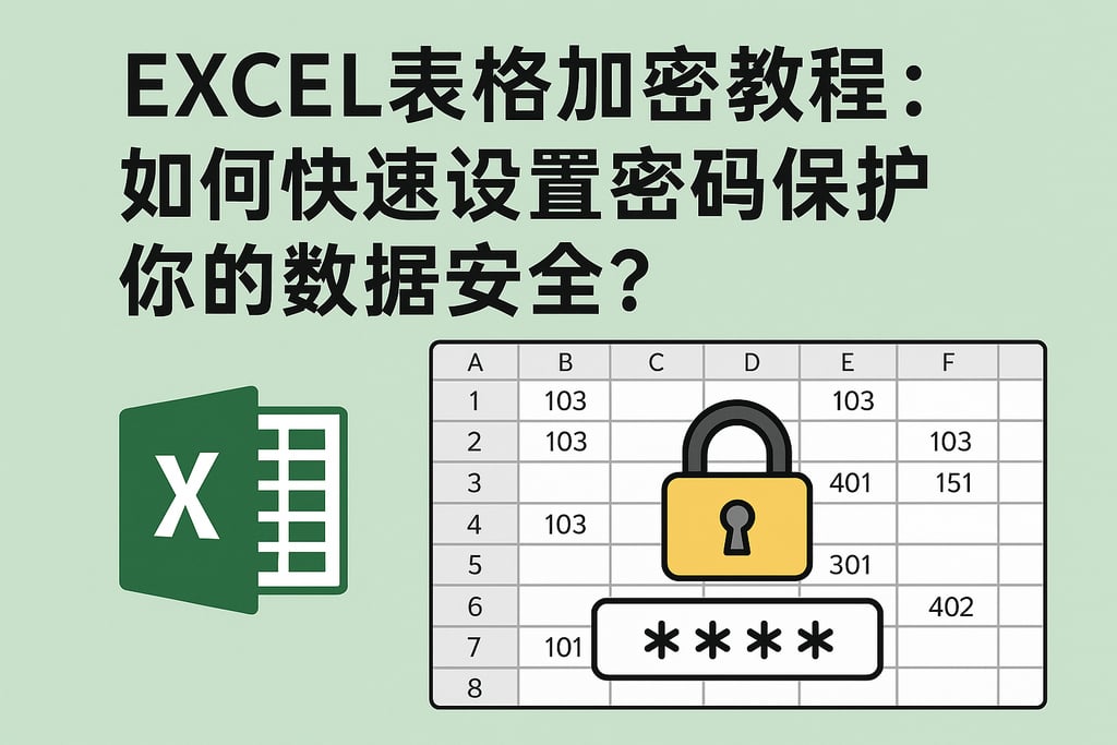 excel表格加密教程：如何快速设置密码保护你的数据安全？